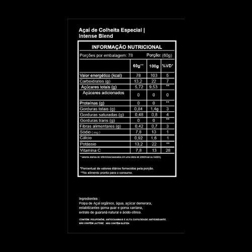 Açaí Superconcentrado | Intense Blend 2L